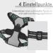 Rabbitgoo No-Pull Dog Harness for Medium & Large Dogs - Adjustable Breathable Control Harness with Reflex Stripes - Safe & Comfortable Gray Design (1 Pack) - Buy Online on GoSupps.com