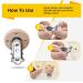 Buy Kigniot 12-Piece Wooden Pacifier Clips - Prevent Drops & Loss | DIY Baby Pacifier Chains - International Shipping - Buy Online on GoSupps.com