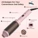 Thermal Ceramic Ionic Hot Brush with LCD Display - 10 Temps, 120-210 Heated Round Brush for Volumizing, Curling, Straightening - Dual Voltage Travel Styling Tool, 38mm Pink - Buy Online on GoSupps.com
