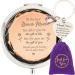 MALLAbyLAMMA Gift for Stepmom  Stepmom Compact Mirror  Bonus Mom Keychain  Best Bonus Mom Gift from Daughter  Stepmother Gift  Best Bonus Mom Ever  Gift for Bonus Mom Birthday Mother s Day Christmas