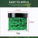 Green Shine Glitter Hexagon Sequins Dip Powder Nails - 28g/Box, Long-lasting, No UV Light Needed | HJ-ND064B-No.125 - Buy Online on GoSupps.com