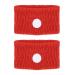 Lantro js acupressure bracelet against nausea 1 pair of anti-uplaceness bracelet for seasickness pregnancy flying travel difficulty without side effects ideal for children adult vacation (red)