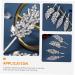 FRCOLOR 5 Pairs Rhinestone Hair Clip Girl Hair Accessories Hair Decorations for Women Rhinestone Bridal Hair Clip Girl Hair Clips Hair Clips for Hair Jewelry Leaf Bride Zinc Alloy - Buy Online on GoSupps.com