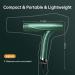 Professional High-Speed Hair Dryer - 110 000 RPM Ionic Blow Dryer 12 Modes Intelligent Temperature Control Foldable & Quiet - Ideal for Travel & Salon Use - Buy Online on GoSupps.com