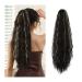 Ponytail Extensions Extensions Ponytail Hairpiece for Women Heat Resistant 24inch Synthetic Ponytail Long Wavy Black Claw Clip Ponytail Braid In Hair for Women(NMW1047-13)