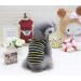 Yaodhaod 2 Pack Striped Dog Shirt - Soft Cotton T-Shirts for Small to Medium Dogs & Cats | Breathable & Stretchy Pet Clothing - Buy Online on GoSupps.com
