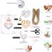 Quilling Paper Filigree Painting Kit for Adults - Heart Wind Chime DIY Craft Wall Decoration - Best Gift Set with Painting and Tools Kit - Buy Online on GoSupps.com
