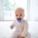 Dr. Brown's Advantage Pacifier with Clip - Blue 0-6 Months 2 Pack | Best for Infants - International Shipping Available - Buy Online on GoSupps.com