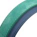Didog Personalized Leather Dog Collar with Engraved Name Tag - Soft Padded Adjustable for Small & Medium Dogs (M 27-33 cm) - Green - Buy Online on GoSupps.com
