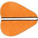 Hair Towel Wrap - Fast Drying Hair Drying Towel Turban with Button - Orange Glitter2 | Shop Internationally - Buy Online on GoSupps.com