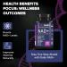 Ultra Mary NAD+ Resveratrol Supplement Longevity Formula with Nicotinamide Adenine Dinucleotide with CoQ10 Apigenin & Turmeric Anti-Ageing Formula for Men & Women 60 Capsules - Buy Online on GoSupps.com