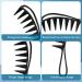 Wide Tooth Comb 2 Pack Large Hair Detangling Combs Shark Teeth Comb Shower Comb Large Tooth Comb Plastic Curly Hair Combs for Women Hairstyle Tool for Curly Wet Thick Wavy Hair Wigs Barber Salon Combination B - Buy Online on GoSupps.com