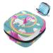 Unicorn with a colored rainbow circle women's binding storage bag menstrual pad bag portable menstrual cup pocket with zipper for teenagers girls women women
