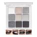 G n rique Eyeshadow Palette Smoky Makeup Matte Shimmer High Pigment 9 Colour Shadow Set Blendable Gothic Cosmetics Eye Makeup for Women and Prom Parties Nine Colors