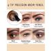 Lightsbetter Waterproof Brow Pen Microblading Eyebrow Pen Lightbetter Eyebrow Pen Natural Precise 4 Point Eyebrow Pencil (Natural black) - Buy Online on GoSupps.com
