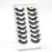 UAMOU 5/50 Boxes Russian Strip Lashes DD Curl Lashes 8 pairs 3D Mink Eyelashes Natural Fluffy False Eyelashes Extension Cheerfully (Color : 8Pairs G888 Size : 30 Boxes) - Buy Online on GoSupps.com