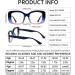 OCCI CHIARI Women's Fashion Reading Glasses Blue Light Blocking Reader +1.0-3.5 5087-Purple 2.5x - Buy Online on GoSupps.com