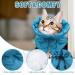 Cat Recovery Collar Soft Adjustable Cat Cone Collar Breathable Cat Neck Protector Elizabethan Collar Lightweight Waterproof Kitten Cone Alternative for Puppies Pets Stop Licking (S Blue) - Buy Online on GoSupps.com