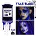 Liquid face paint | 170 ml waterproof Halloween | Red and blue makeup for women and men Spooky party supplies - Buy Online on GoSupps.com