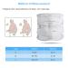 NSXAYIWE Double Pressure Back Support Belt - Gray M | Lumbar Support for Waist 80-95 cm | Enhanced Vertebrae Comfort - Buy Online on GoSupps.com