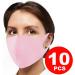 Reusable Face Mask GENERISE Stylish Face Mask x10 - Polyurethane Breathable Washable Face Mask - Unisex (Pink) - Buy Online on GoSupps.com