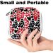 GIAPB Sanitary Napkin Storage Bag | Period Tampon Makeup Pad Pouch | Black Red Hearts - 1685 - Buy Online on GoSupps.com