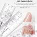 4Pcs Nail Measurement Ruler Set - Acrylic Nails & DIY Manicure Tools | Accurate Size for Nail Art & Rhinestones - Buy Online on GoSupps.com