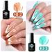 HOMOST Cat Eye Gel Nail Polish Set - 6 Sparkling Sea Blue Colors with Diamond Effect - Buy Online on GoSupps.com