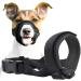 Gentle Muzzle Guard for Dogs - Prevents Biting and Unwanted Chewing Safely New Secure Comfort Fit - Soft Neoprene Padding No More Chafing Included Training Guide Helps Build Bonds with Pet (S+ Grey) Grey S+ (Pack of 1)
