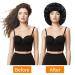 Kenllas Large Satin Silk Bonnet for Women - Black Sleep Cap for Curly Hair Care - Buy Online on GoSupps.com