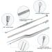 16PCS Stainless Spiral Ear Wax Removal Kit - Professional Ear Cleaner with Clean Brush and Metal Case - Buy Online on GoSupps.com