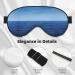 SSIMOO Blue Ocean Sea Print Ultra-Soft Light-Blocking Eye Mask for Comfort & Restful Sleep - International Shipping - Buy Online on GoSupps.com