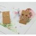 Twavang Earring Card Holder Set - 100 Kraft Paper Display Cards, 100 Clear Earring Backs, 100 Self Adhesive Bags - Brown 3.5 x 2 - Ideal for Jewelry Display - Buy Online on GoSupps.com