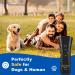 Ultrasonic Anti Barking Device with Dual Sensor Technology - Dog Bark Deterrent with LED Lights | Safe Training Tool for All Breeds and Ages - 33Ft Range - Black - Buy Online on GoSupps.com
