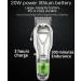 Buy Premium Silver Hair Clippers for Men | Rechargeable Electric Hair Clipper with LCD Display - High Power & Full Metal Design - Buy Online on GoSupps.com