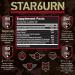 STAR6URN T6 Thermogenic Fat Burner with Chromium, Forskolin & 7 Shredding Ingredients - Appetite Suppressant for Men and Women - 30 Day Supply - Buy Online on GoSupps.com