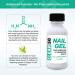 Clear 50 Nail Gel 1 oz - Hard Nail Softener with 50% Urea | Quick Drying Formula for Stronger Nails | Fingernails & Toenails Treatment with Easy Brush Applicator - Buy Online on GoSupps.com
