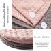 Microfiber Hair Towel Wrap Set - Quick Dry Absorbent Turban for Women & Girls | Anti-Frizz Hair Wrap Towel 2Pcs - Buy Online on GoSupps.com
