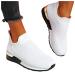 Sneaker ladies white plateau slip running shoes summer shoes leisure walking shoes air pillow shoes fashion fitness studio running shoes leisure shoes for sports hall outdoor jogging a white 38 EU