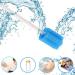 100pcs Blue Disposable Oral Swabs | Dental Sponge Mouth Swabs | Unthreaded Plum Shape - Buy Online on GoSupps.com