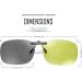 Clip On Photochromic Blue Light Glasses | Block 85% Blue Light | See Better Outdoors & While Driving | Improve Sleep, Stop Eye Pain & Headaches - Buy Online on GoSupps.com