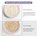 PHOERA Setting Powder - Professional Loose Finishing Powder for Oil Control and Skin Brightening - 5g (01 Translucent) - Buy Online on GoSupps.com