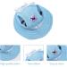 Adjustable Dog Sonnen Hat | Baseball Cap with Ear Holes | Summer Sun Protection for Small Dogs Puppies & Cats - S Blue - Buy Online on GoSupps.com
