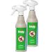 Envira Flea Spray - Anti flea remedy for the home 2 x 500 ml - Environmental spray remedy against fleas - Odourless & water-based