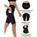 Anwell Women's Cycling Shorts with Cell Phone Pocket - Black Short Sports Pants & Leggings for Fitness - Buy Online on GoSupps.com