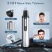 KIKIDO Hair Clippers Professional Cordless for Men Trimmer Beard Kits Men's Grooming Set with LCD Display Electric Shavers Razor for Barber Grooming Family Home (Sliver-3) - Buy Online on GoSupps.com