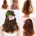 JANYUN 40 Pcs Pink Magic Hair Rollers - 20 Large & 20 Small Silicone Curlers (Dark Pink) - Buy Online on GoSupps.com