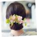ifundom flower bridal comb bridal hair comb floral hair comb flower headpiece flower hair accessories womens accessories flowers for hair flower comb hair combs for women accessories Pink - Buy Online on GoSupps.com