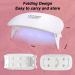 Lavender Violets 19 Pcs Gel Polish Starter Kit with LED Nail Lamp - Winter White, Grey, Christmas Red & Gold Glitter - Soak Off UV Base, Matte Top Coat, Nail File, Sticker - Manicure Tool Set for Dinner Date - Buy Online on GoSupps.com