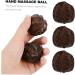 Healeved 6st Baoding Massage Balls - Wooden Health Balls for Trigger Point Therapy | Natural Spiky Massage Aid - Buy Online on GoSupps.com